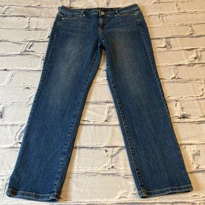 J. Jill Denim Weekender Blue Wash Straight-Legged Jeans - Size 10 Petite
